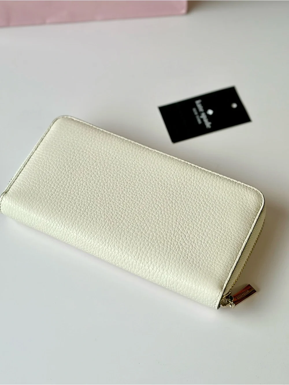 kate spade Leila Leather Continental Wallet with Snake-Print